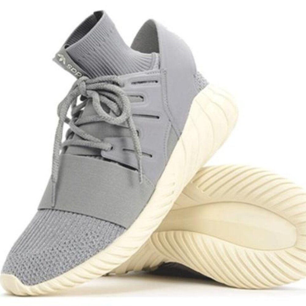 Adidas Tubular Doom Primeknit - Grey - S74920 - Size 4 - NEW IN BOX